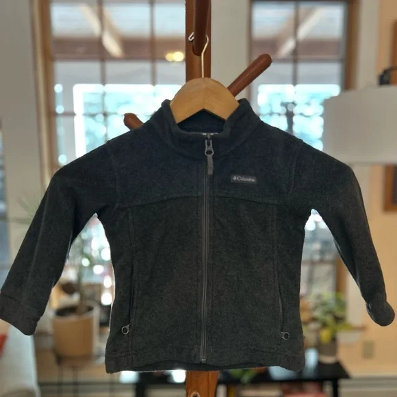 Columbia Toddler Full Zip Fleece Jacket - Size 3T, Dark Gray⛰️ - Picture 2 of 6